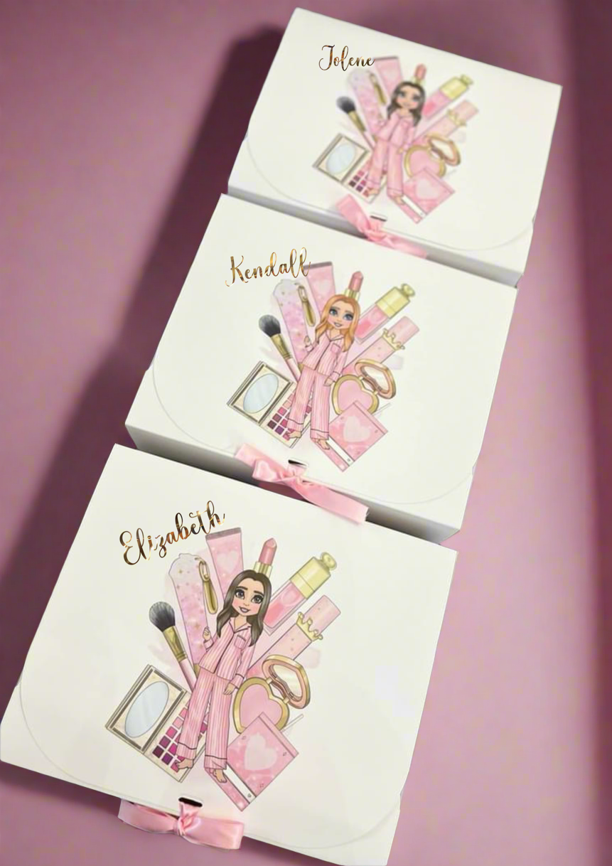 Pink Dolly Makeup Box