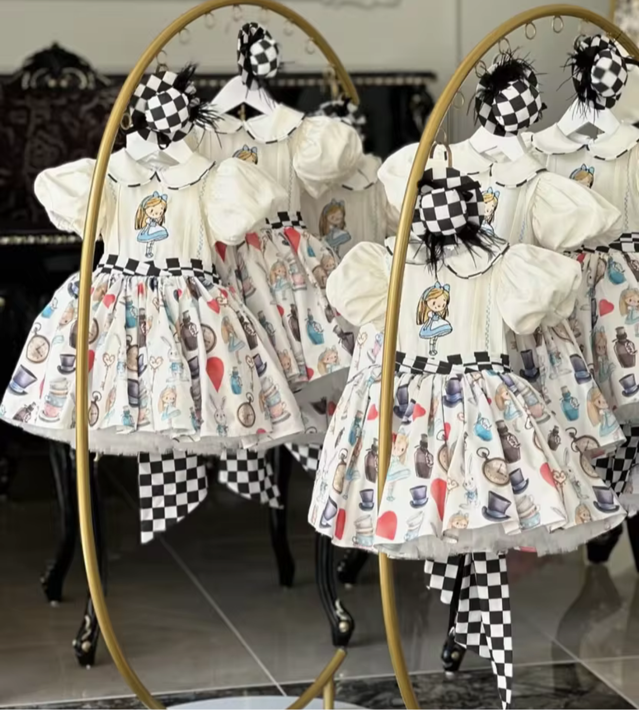 Alice In Wonderland Girls Classic Dress