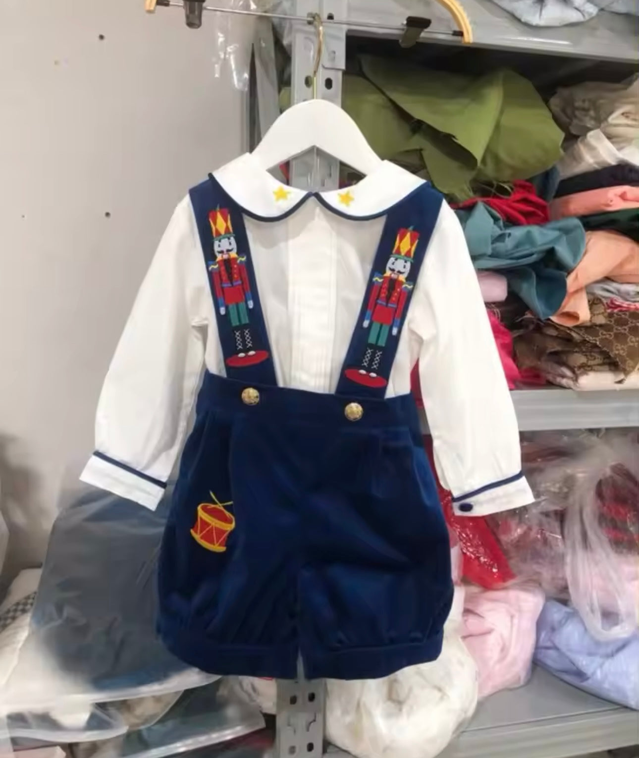 Nutcracker Boys Traditional Romper