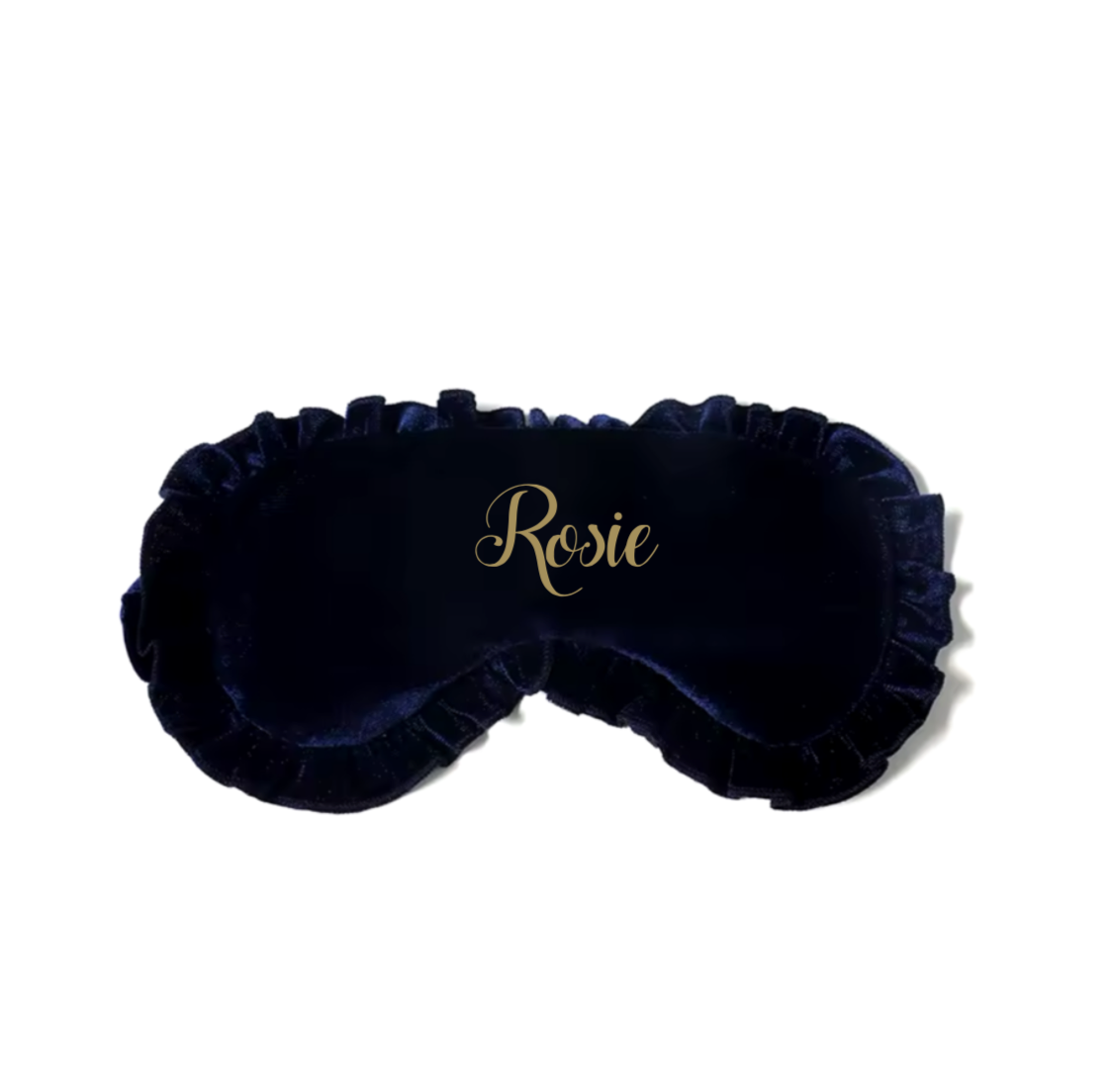 Navy & Red Velour Personalised Accessories