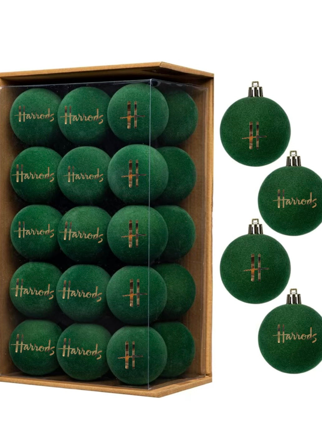 Luxury Velvet Baubles 30pcs 6CM