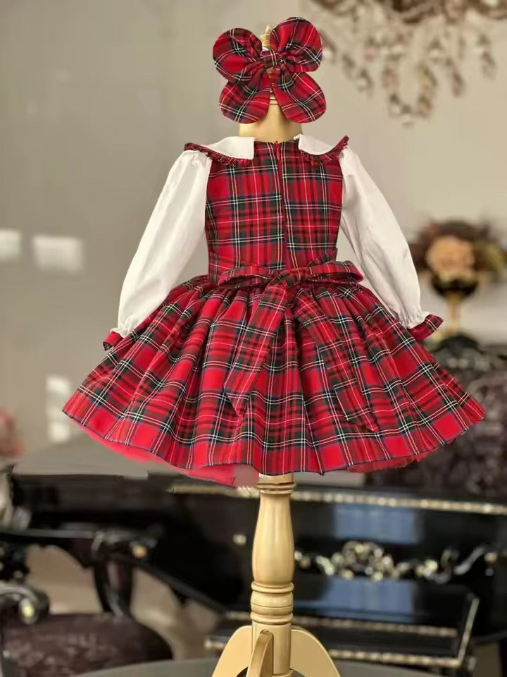 Girls Tartan Classic Dress