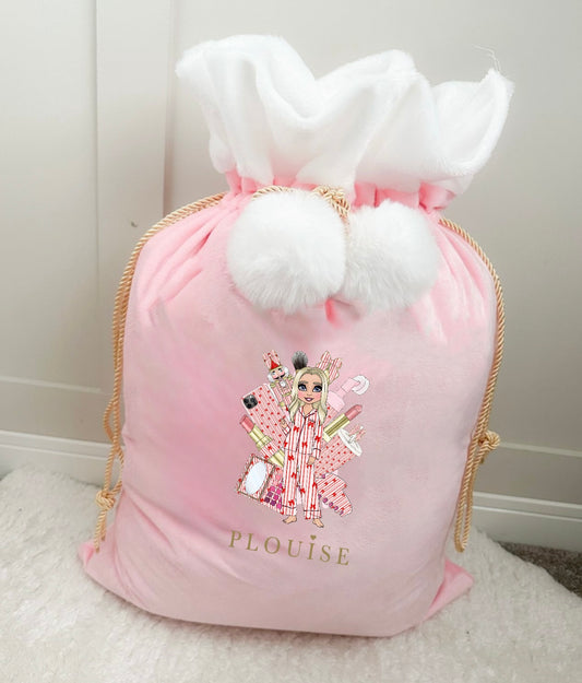 Pink Luxury P Louise Pom Pom Sack