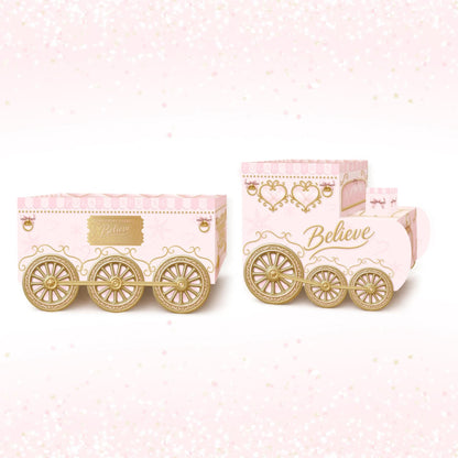 Pink & Gold Express Believe Gift Train