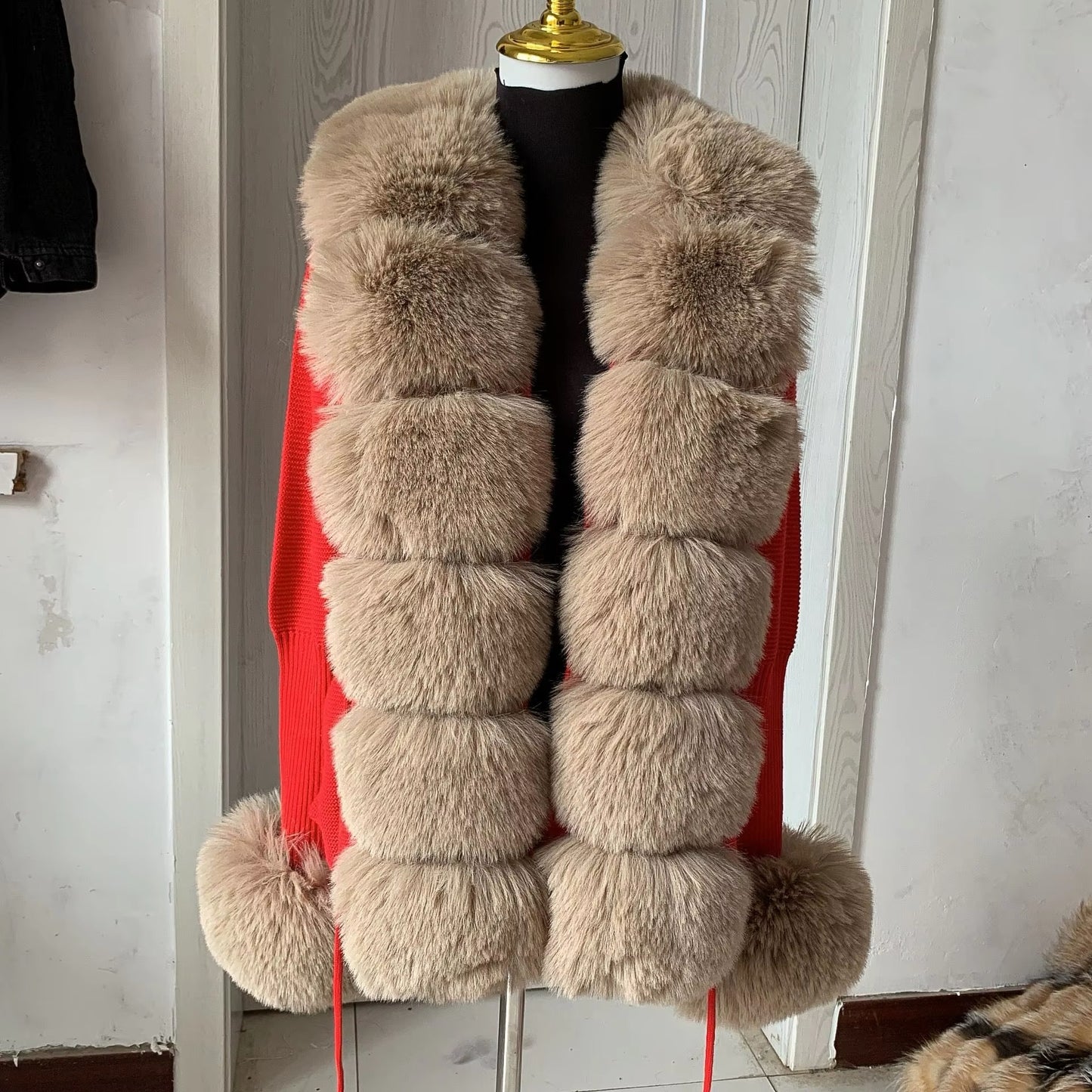 Women’s Faux Fur Cardigan