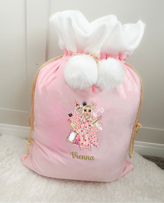 Pink Personalised P Louise Sack