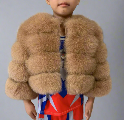 Children’s Real Fur Short Jacket