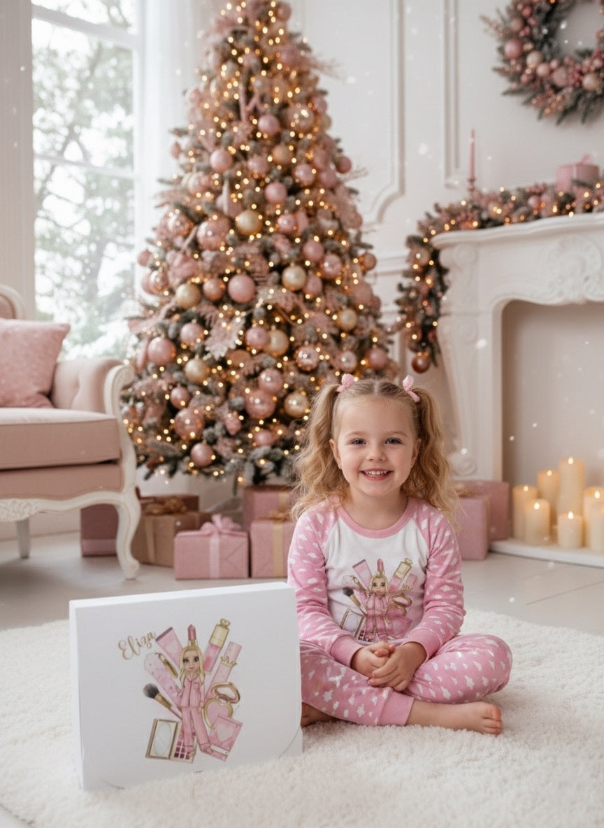Pink Cloud Makeup Customisable Dolly Pyjamas