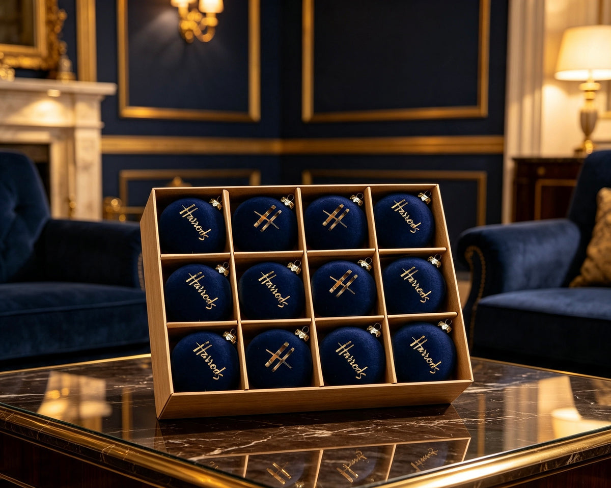 Luxury H Velvet 12pcs Baubles