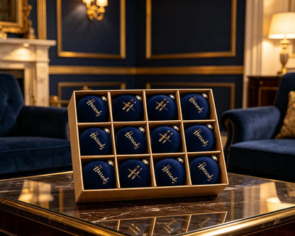 Luxury H Velvet 12pcs Baubles