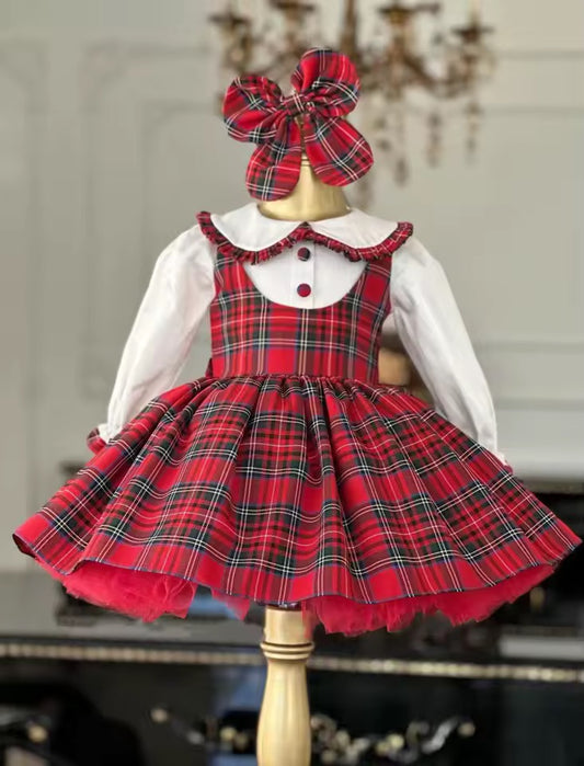 Girls Tartan Classic Dress