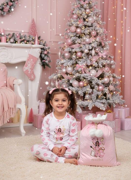 Love Heart Makeup Customisable Dolly Pyjamas
