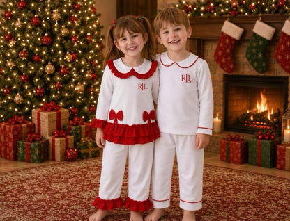 Ralphie Exclusive Red Frill Kids Pyjamas
